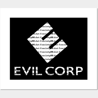 Mr. Robot Evil Corp fsociety00.dat Posters and Art